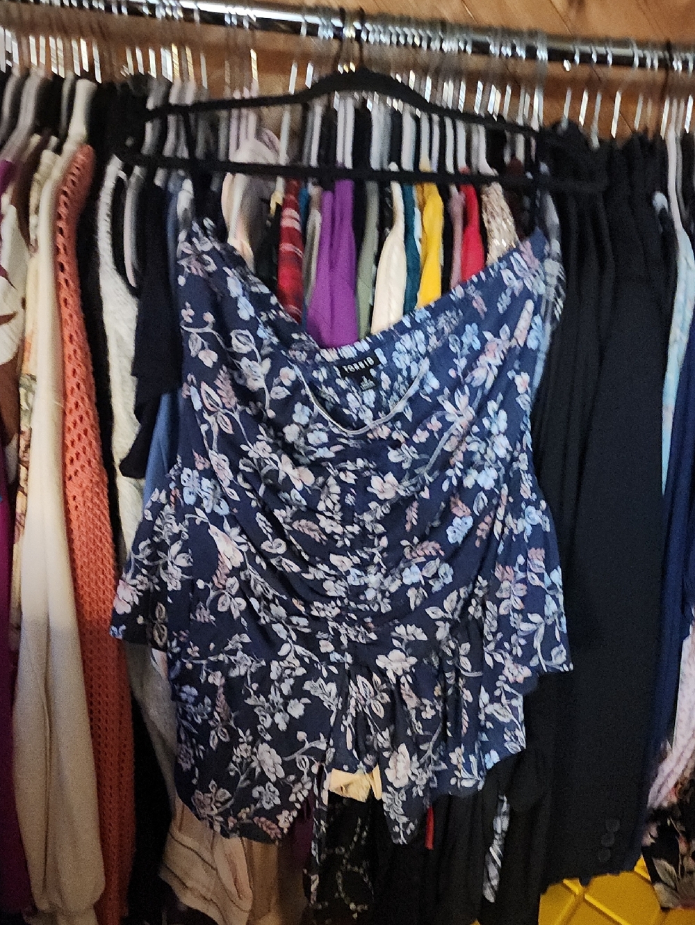 Crinkle Gauze floral top